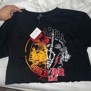 Windsor rock n roll crop top